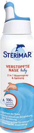 Neusspray & spoeling 2-in-1, verstopte neus baby, 50 ml