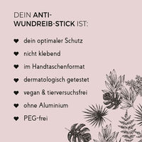 Anti-Wundreib Stick mit Mandel- & Kokosöl, 25 g