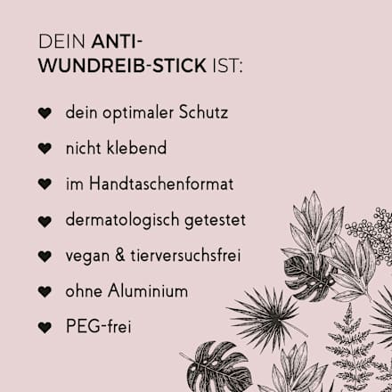 Anti-Wundreib Stick mit Mandel- & Kokosöl, 25 g