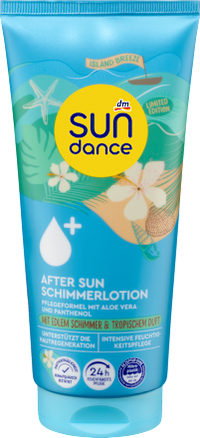 After Sun Lotion met glans en tropische geur, island breeze, 200 ml