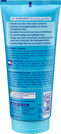 After Sun Lotion met glans en tropische geur, island breeze, 200 ml