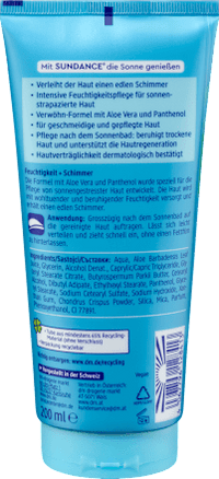 After Sun Lotion met glans en tropische geur, island breeze, 200 ml