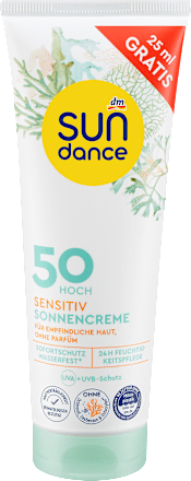 Sensitiv Sonnencreme LSF 50 Überfüller, 125 ml SUNDANCE