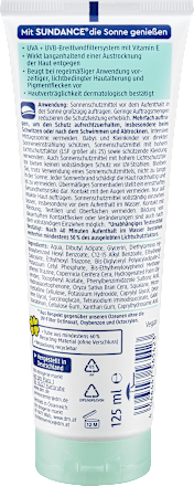 Sensitiv Sonnencreme LSF 50 Überfüller, 125 ml SUNDANCE