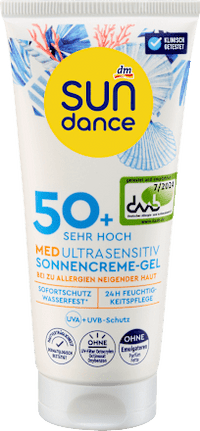 Sonncreme Gel MED ultra sensitiv, LSF 50+, 100 ml