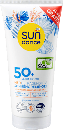 Sonnencreme Gel LSF50+ Überfüller, 175 ml SUNDANCE