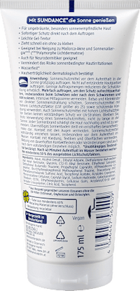 Sonnencreme Gel LSF50+ Überfüller, 175 ml SUNDANCE