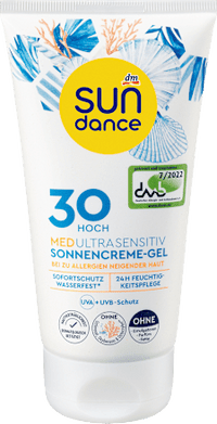 Sonnencreme Gel, MED ultra sensitiv, LSF 30, 150 ml