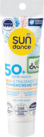 Sonnencreme Gel MED ultra sensitiv LSF 50+, Reisegröße, 30 ml