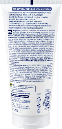 Sonnencreme Gel MED ultra sensitiv LSF 50+, Überfüller, 175 ml SUNDANCE