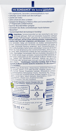 Sonnencreme Gel, MED ultra sensitiv, LSF 50+, 150 ml SUNDANCE