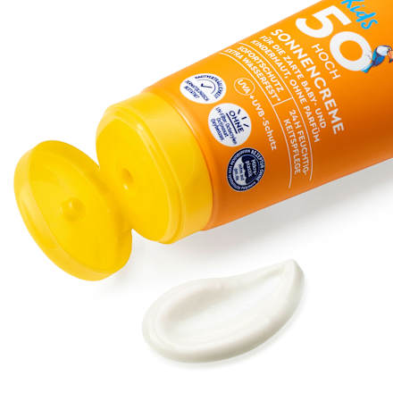 Sonnencreme Kids, LSF 50 Überfüller, 125 ml SUNDANCE