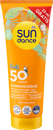 Sonnencreme Kids, LSF 50 Überfüller, 125 ml SUNDANCE