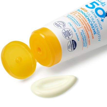 Sonnencreme Kids MED ultra sensitiv, LSF 50, Überfüller, 125 ml SUNDANCE