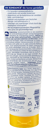 Sonnencreme Kids MED ultra sensitiv, LSF 50, Überfüller, 125 ml SUNDANCE