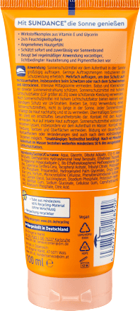 Sonnencreme mit tropischem Duft, island breeze, LSF 30, 100 ml SUNDANCE