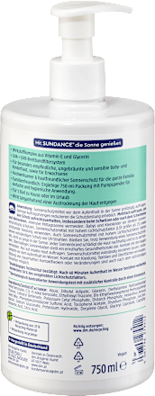 Sonnencreme sensitiv family, LSF 50+, 750 ml