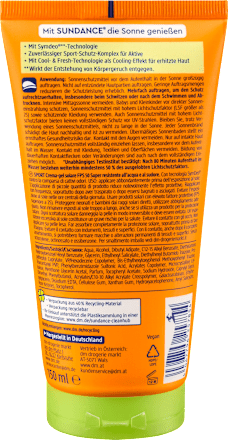 Sonnencremegel Sport LSF 50, 150 ml