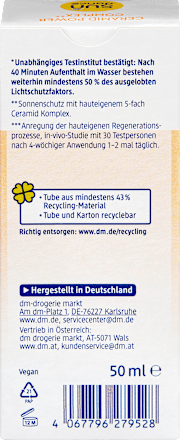 Sonnenfluid Gesicht cera guard face fluid, LSF 50, 50 ml