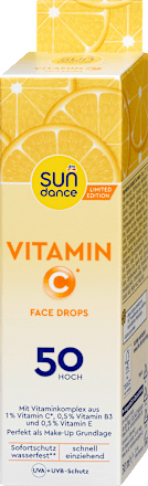 Sonnenfluid Gesicht drops mit Vitamin C, LSF 50, 30 ml