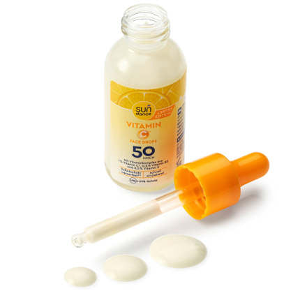 Sonnenfluid Gesicht drops mit Vitamin C, LSF 50, 30 ml