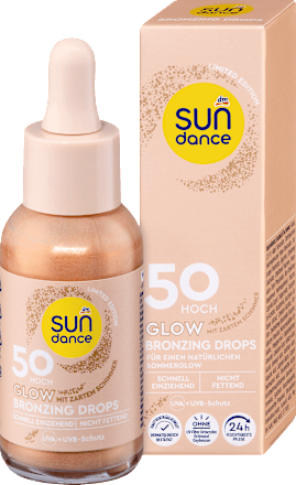 Sonnenfluid Gesicht GLOW bronzing drops, LSF 50, 30 ml