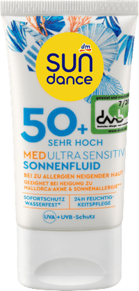 Sonnenfluid Gesicht MED ultra sensitiv, LSF 50+, 50 ml