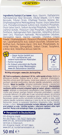 Sonnenfluid Gesicht mit Vitamin C, LSF 50+, 50 ml