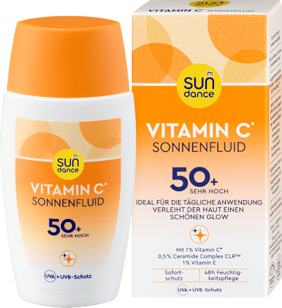 Sonnenfluid Gesicht mit Vitamin C, LSF 50+, 50 ml