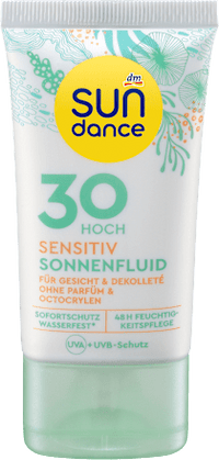 Sonnenfluid Gesicht sensitiv LSF 30, 50ml, 50 ml SUNDANCE