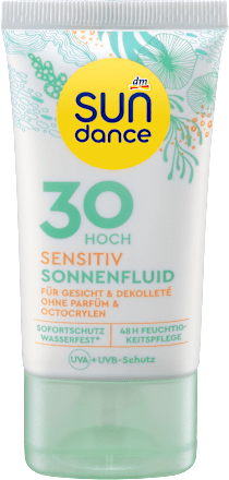Sonnenfluid Gesicht sensitiv LSF 30, 50ml, 50 ml SUNDANCE