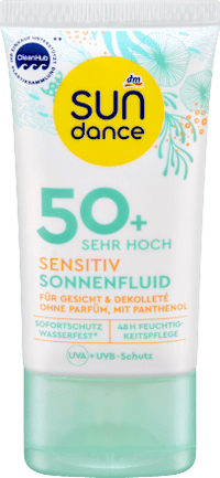 Zonnebrandcrème voor het gezicht, gevoelig SPF 50+, 50 ml