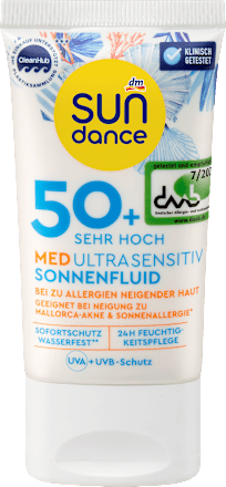 Sonnenfluid MED ultra sensitiv LSF 50+, 50 ml