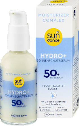 Sonnenfluid Serum Gesicht, Hydro+, LSF 50+, 50 ml SUNDANCE