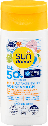 Sonnenmilch Kids MED ultra sensitiv LSF 50+, Reisegröße, 50 ml