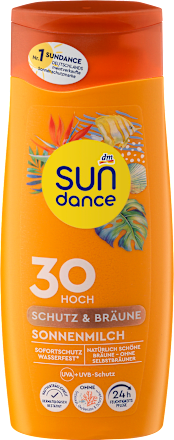 Sonnenmilch Schutz & Bräune, LSF 30, 200 ml SUNDANCE