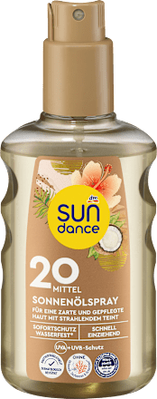 Zonnebrandolie spray SPF 20, 200 ml