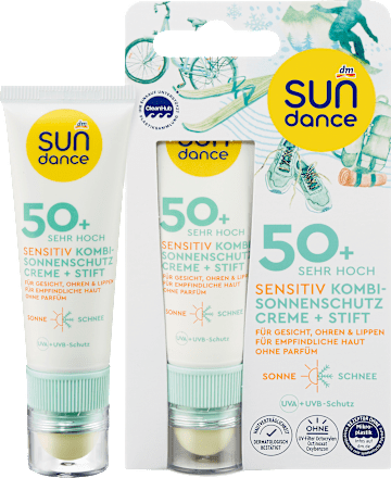 Sonnenschutz Kombi Creme + Stift sensitiv LSF50+ (25ml + 3g), 1 St SUNDANCE