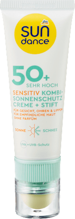 Sonnenschutz Kombi Creme + Stift sensitiv LSF50+ (25ml + 3g), 1 St SUNDANCE