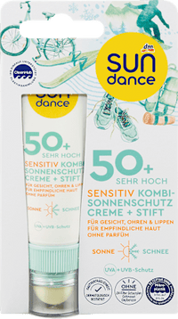 Sonnenschutz Kombi Creme + Stift sensitiv LSF50+ (25ml + 3g), 1 St SUNDANCE