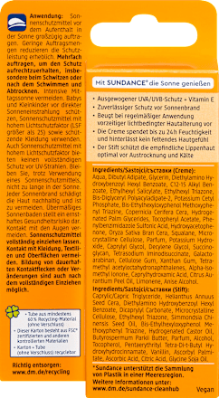 Sonnenschutz Kombi Gesicht Creme + Stift LSF 50, 1 St SUNDANCE