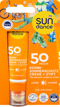 Sonnenschutz Kombi Gesicht Creme + Stift LSF 50, 1 St SUNDANCE