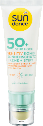 Sonnenschutz Kombi Gesicht sensitiv Creme & Stift, LSF 50 (25 ml & 3 g), 1 St