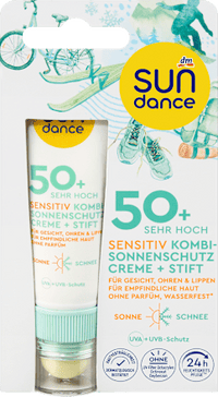 Sonnenschutz Kombi Gesicht sensitiv Creme & Stift, LSF 50 (25 ml & 3 g), 1 St