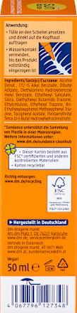 Sonnenschutzgel für Kopfhaut & Scheitel, LSF 50, 50 ml