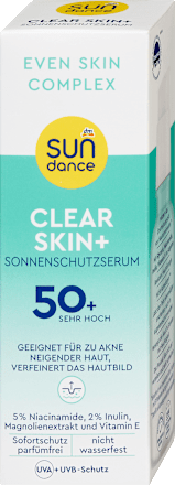 Zonnebrandcrème voor het gezicht, heldere huid + SPF 50+, 50 ml