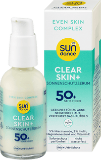 SUNDANCE Sonnenserum clear skin+ , LSF 50+, 50 ml