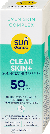 Sonnenserum clear skin+ , LSF 50+, 50 ml