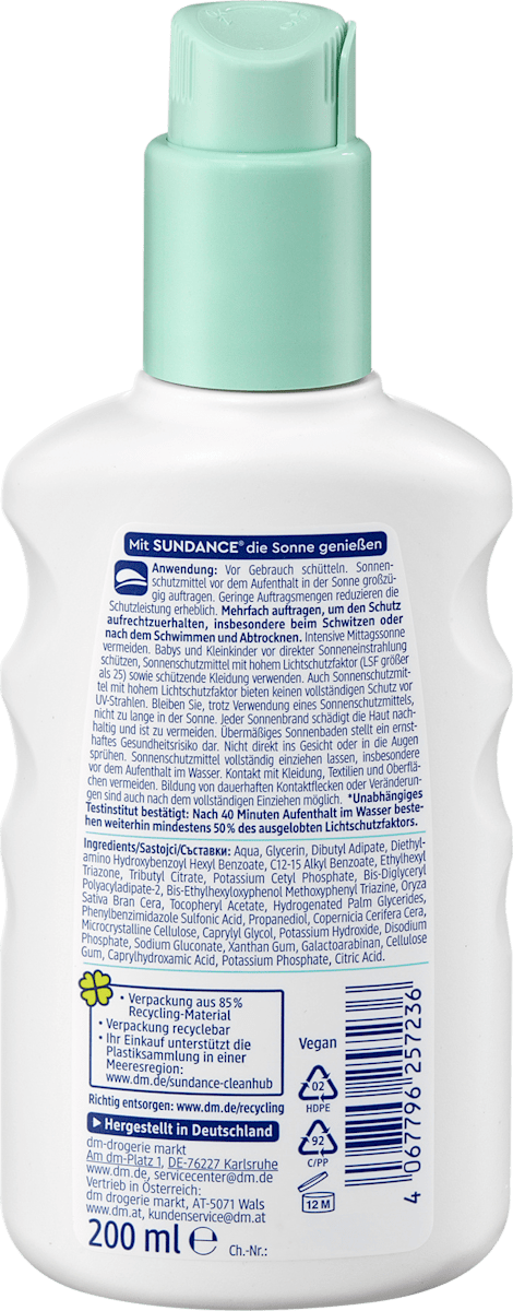 SUNDANCE Sonnenspray sensitiv LSF 30, 200 ml