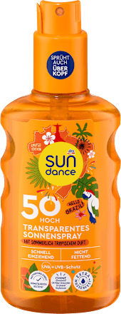 Sonnenspray transparent hello brazil! LSF 50, 200 ml